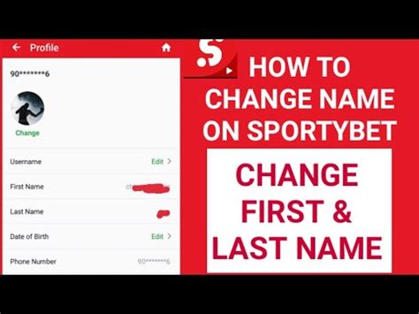 How To Change Your Name On Sportybet (2024) .